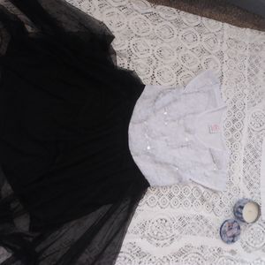 Black and white dress